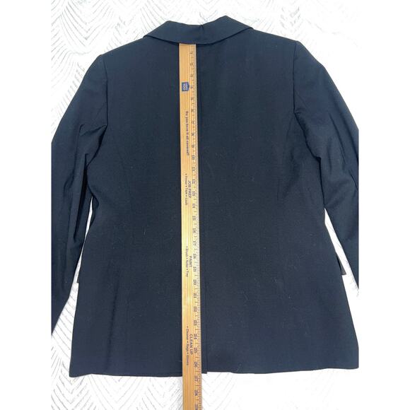 Pendleton Black Wool Blazer Women’s Size 12 Fully Lined Made in USA - Picture 12 of 13